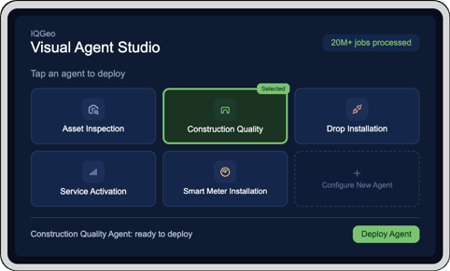 IQGeo-Visual-Agent-Studio-screen-shot