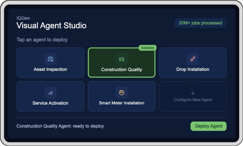 IQGeo-Visual-Agent-Studio-screen-shot