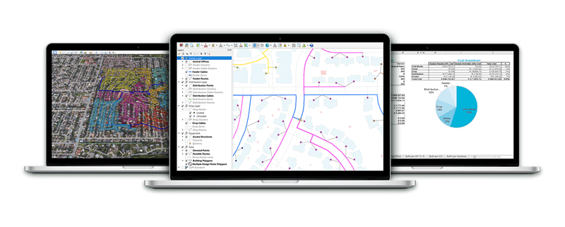 IQGeo Comsof Fiber software
