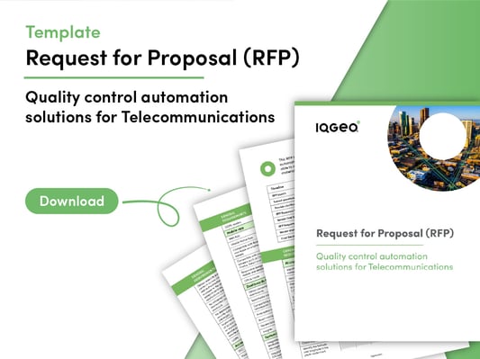 Promotional graphic for RFP template for