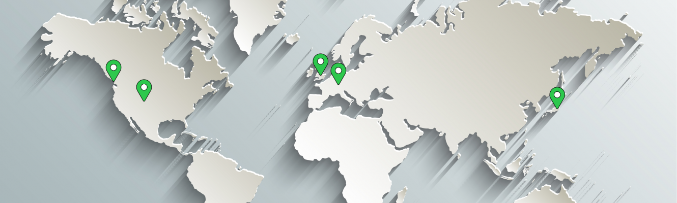 Office Locations - Map Graphic