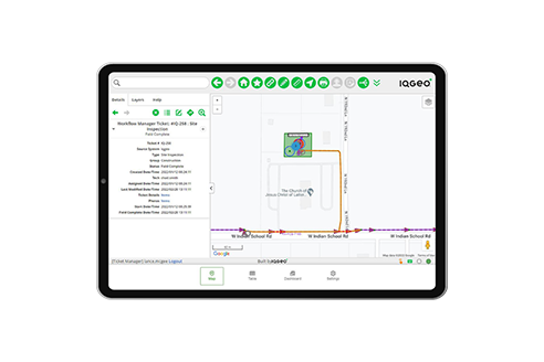 Geospatial task automation software for telecom & utilities | IQGeo