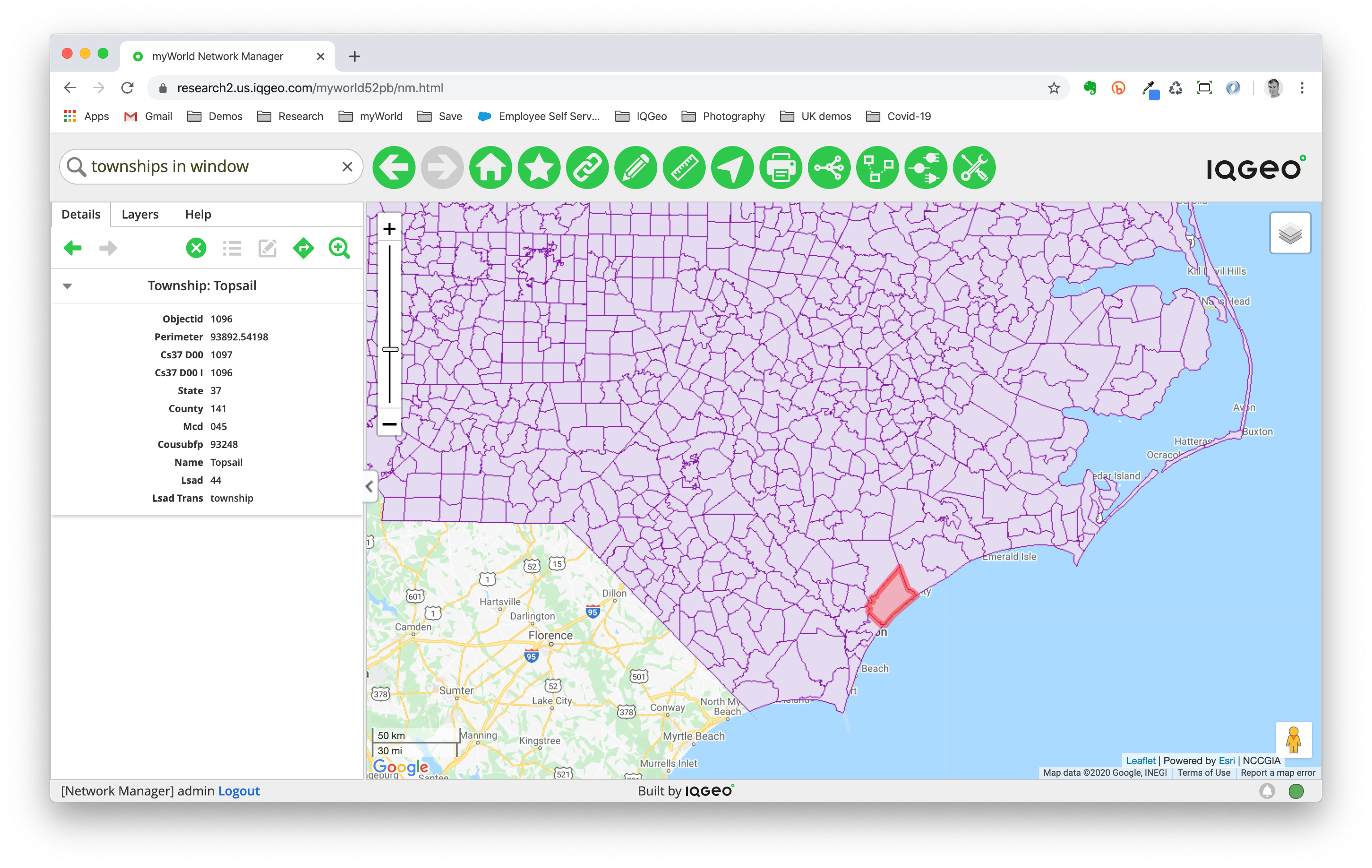 How IQGeo integrates with Esri