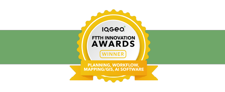 IQGeo recognized with FTTH Council Europe Innovation award | IQGeo