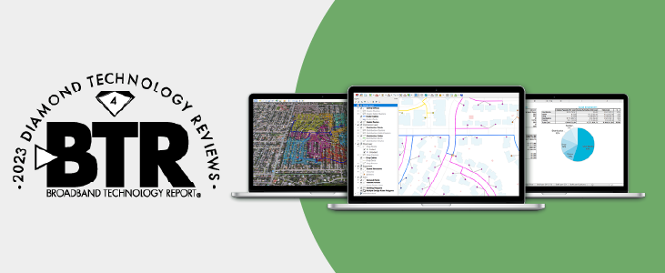  IQGeo’s Comsof Fiber software receives 2023 BTR Diamond Award | IQGeo 