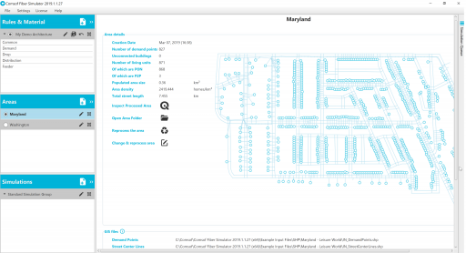 planning an fttx network with comsof fiber simulator