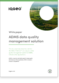 IQGeo ADMS data quality management solution