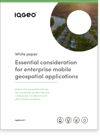 Mobile geospatial applications in the enterprise white paper