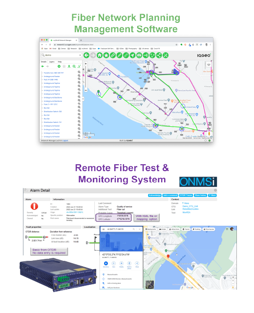 IQGeo-VIAVI-Fiber network management software and remote fiber test system