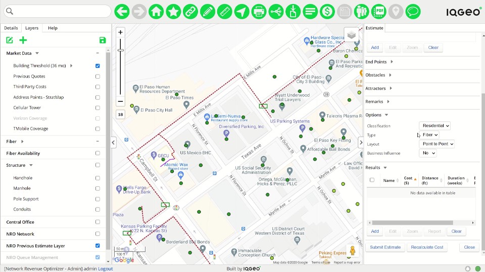 IQGeo-Network-Revenue-Optimizer-screen-shot