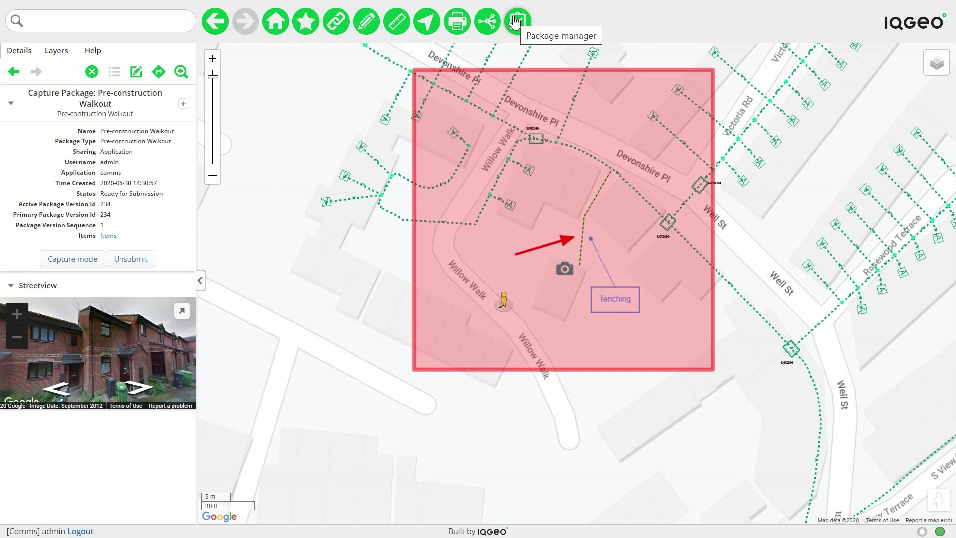 IQGeo Platform capture demo for telecoms